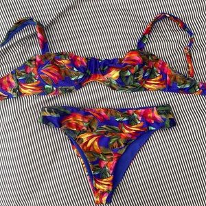 Farm Rio Rainbow 🌈 Bikini set size M